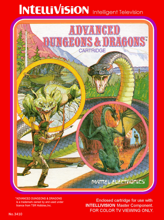 Advanced Dungeons & Dragons (Intellivision - (c) 1982)